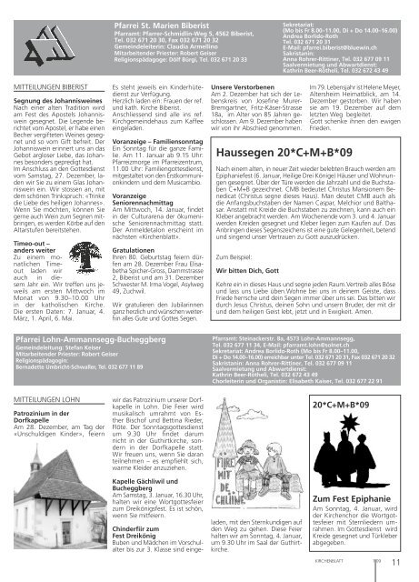 Gottes Wort hören und leben - Kirchenblatt