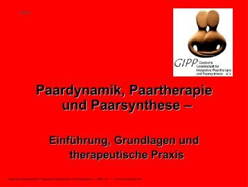 Paardynamik, Paartherapie und Paarsynthese – - Berufsverband für ...