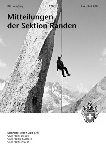 Ausgabe 176 - SAC Sektion Randen