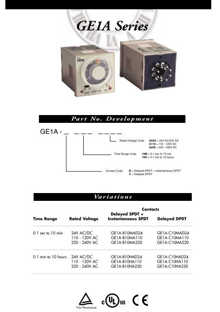 GE1A Timer - Idec