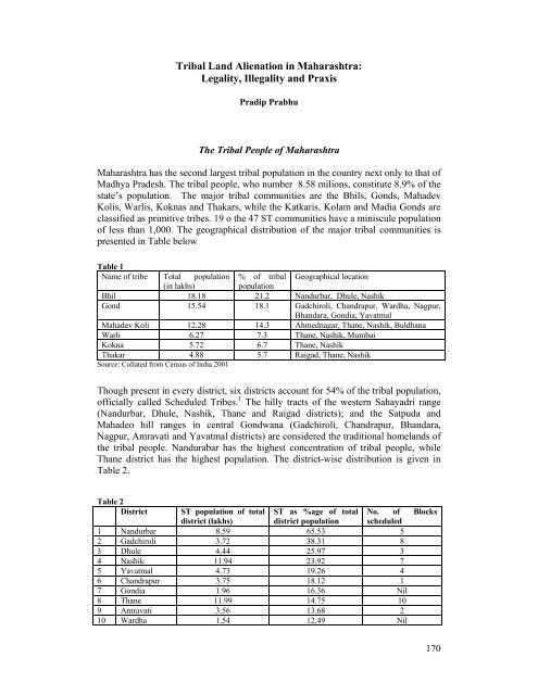 Living on the Margins. Minorities in South Asia - EURAC