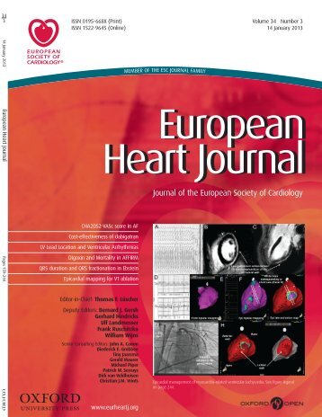 Front Matter (PDF) - European Heart Journal - Oxford Journals