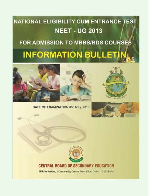 495px x 640px - Information Bulletin - English - NEET-UG, 2013