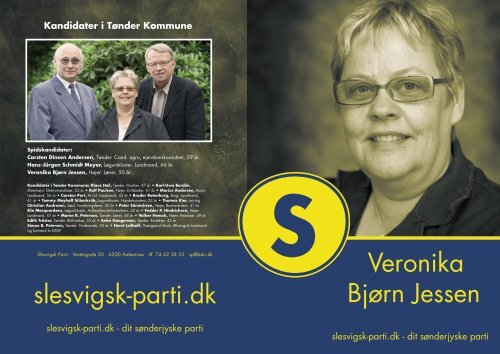 Kandidater i Tønder Kommune - Der Nordschleswiger