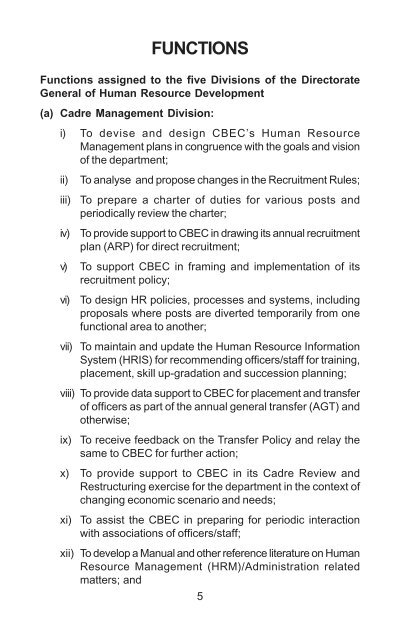 HRD in CBEC - Directorate General of human resource ...