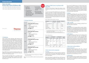 Thermo Scientific Phusion High-Fidelity PCR Master Mix Product ...