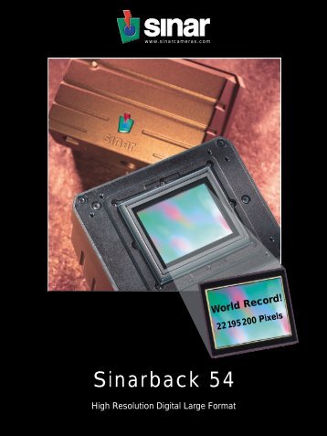 Sinarback 54 - Matrix CZ