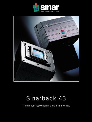 Sinarback 43 - Matrix CZ