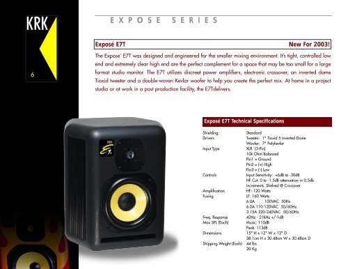 KRK-2003 Catalog_Rev - Studio General