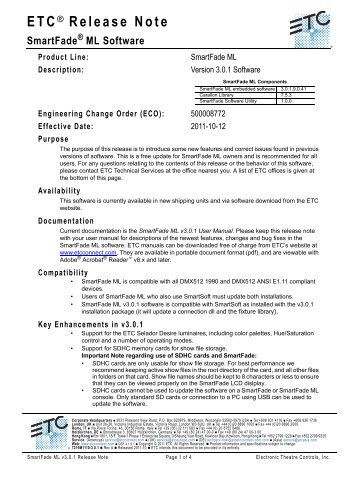 SmartFade ML v3.0.1 Release Note - ETC