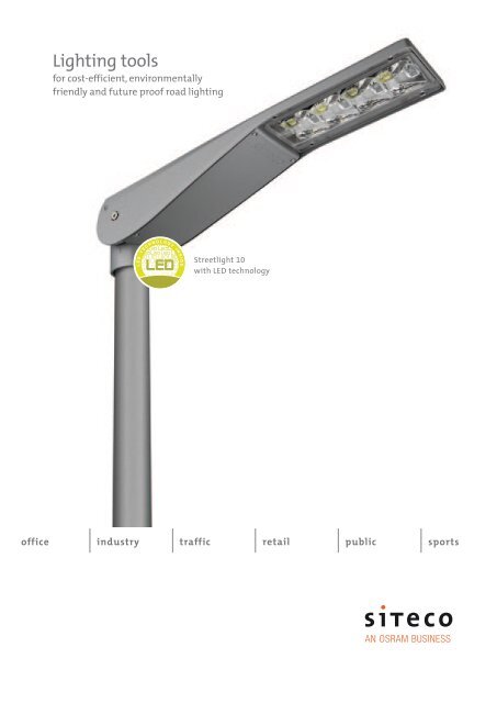 Streetlight 10 LED - SITECO Lighting