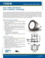 Cree LED Module LMR2 - Cree, Inc.