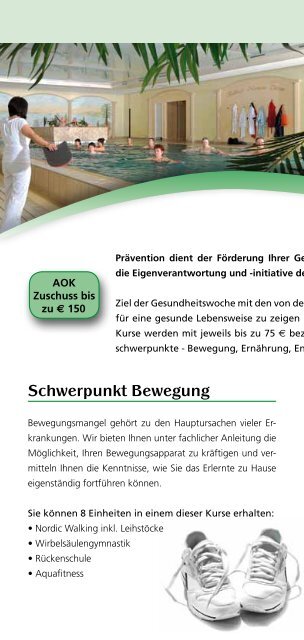 Präventionsprogramm AOK Flyer 06/2013