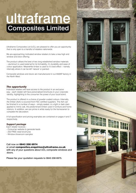 Composite Windows & Doors - Ultraframe