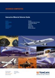 AdvAnced composites interactive material selector Guide - TenCate