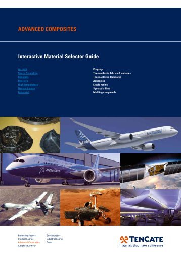AdvAnced composites interactive material selector Guide - TenCate