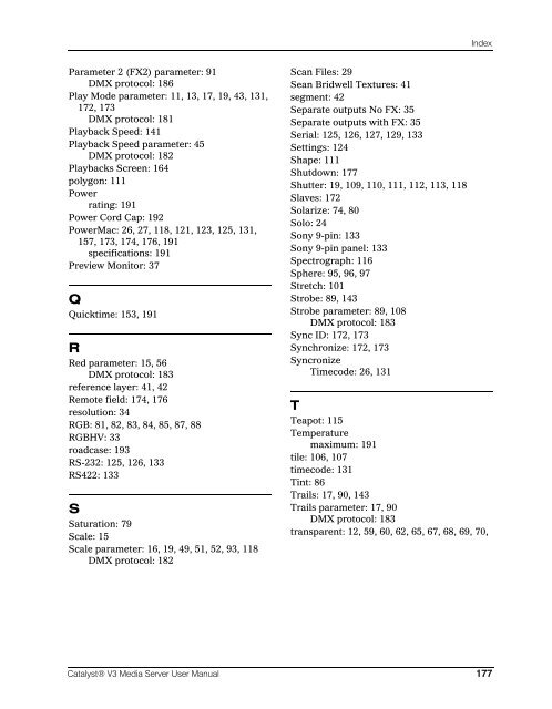 Catalyst Manual - Cal Stage