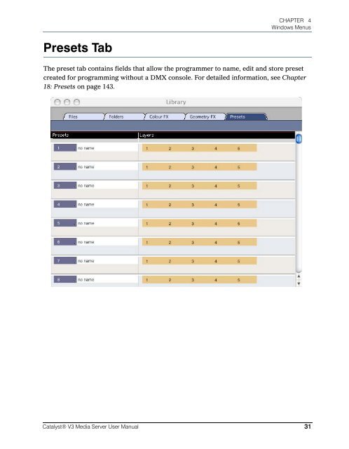 Catalyst Manual - Cal Stage