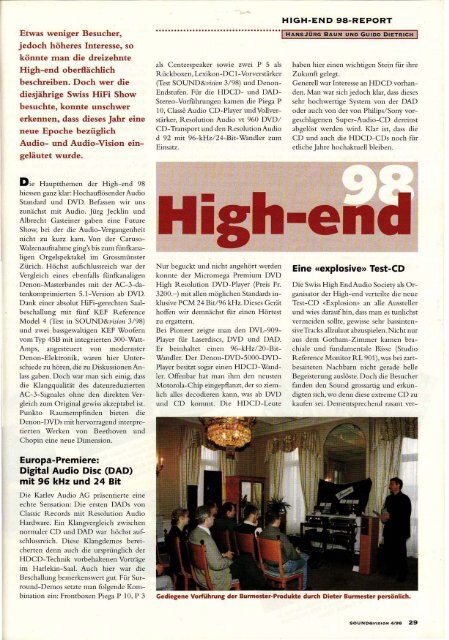 high-end 98-report - Stereolith