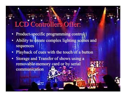 The LCD Controllers - High End Systems