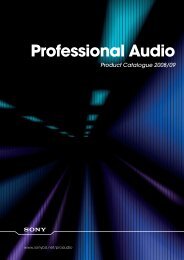 Professional Audio - WTS Broadcast