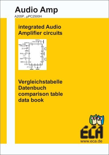 Audio Data book - ECA