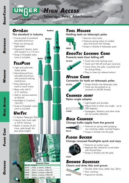 Product Guide - Unger