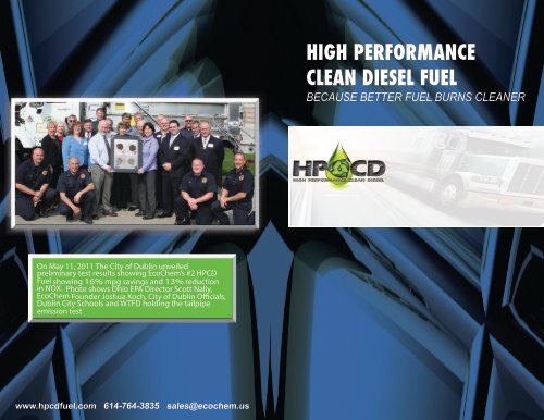 Fuel High Performance HIGH PERFORMANCE CLEAN DIESEL FUEL