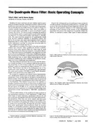 The Quadrupole Mass Filter: Basic Operating Concepts - Chemistry