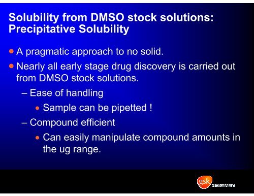 High Throughput Solubility Measurements