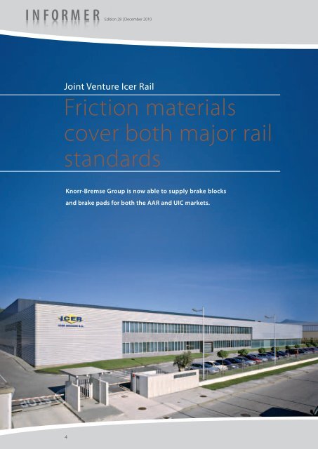 Cover-Story Knorr-Bremse in North America Location Joint Venture ...