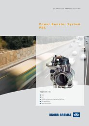 Power Booster System PBS - Knorr-Bremse