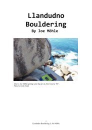 Llandudno Bouldering Guide - by Joe Möhle - Climb ZA