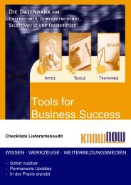 Checkliste Lieferantenaudit - Know-NOW