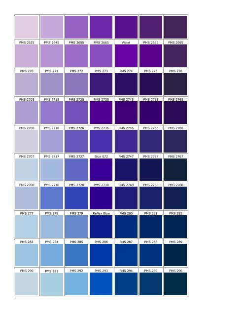Violet Chart