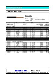 EL Kabel AG 6037 Root Installationskabel T-Draht (H07V-U)