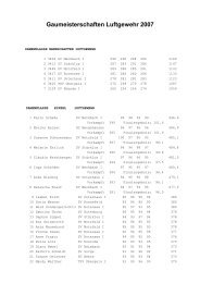 Gaumeisterschaften Luftgewehr 2007