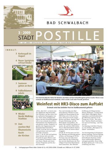 Weinfest mit HR3-Disco zum Auftakt - Stadt Bad Schwalbach
