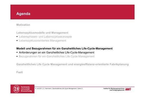 Ganzheitliches Life Cycle Management - Volkswagen AutoUni