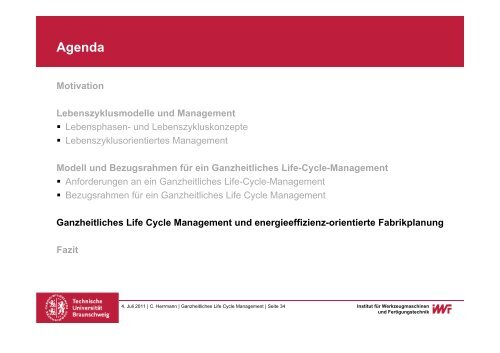 Ganzheitliches Life Cycle Management - Volkswagen AutoUni