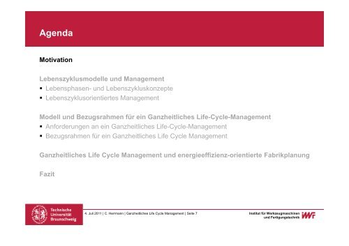 Ganzheitliches Life Cycle Management - Volkswagen AutoUni