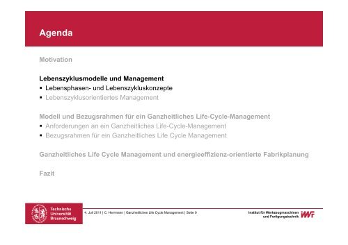 Ganzheitliches Life Cycle Management - Volkswagen AutoUni