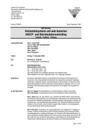 Küchenleitsysteme und web-basiertes HACCP - VdF – Verband der ...