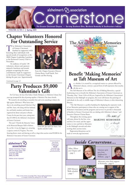 Party Produces $9,000 Valentine\'s Gift Alzheimer\'s Association 