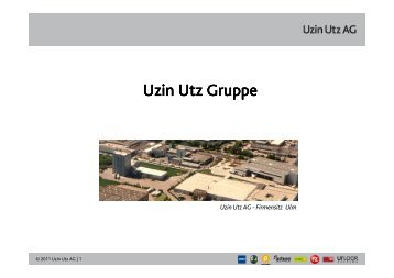 Uzin Utz Gruppe - Uzin Utz AG