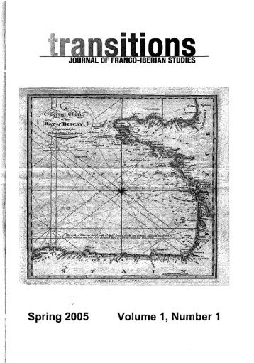 Spring 2005 Volume 1, Number 1 - transitions: journal of franco ...