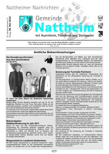 Gemeinde - Nattheim