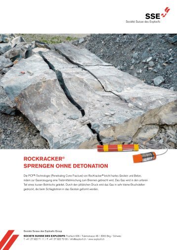 ROCKRACKER® SPRENGEN OHNE DETONATION - Valsynthese