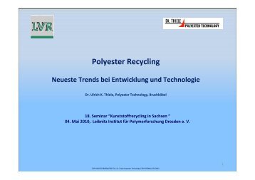Polyester Recycling