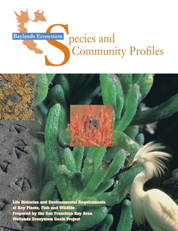Species and Community Profiles - San Francisco Estuary ...